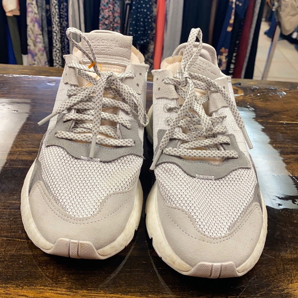 Nite Jogger Suede and Rubber-Trimmed Mesh